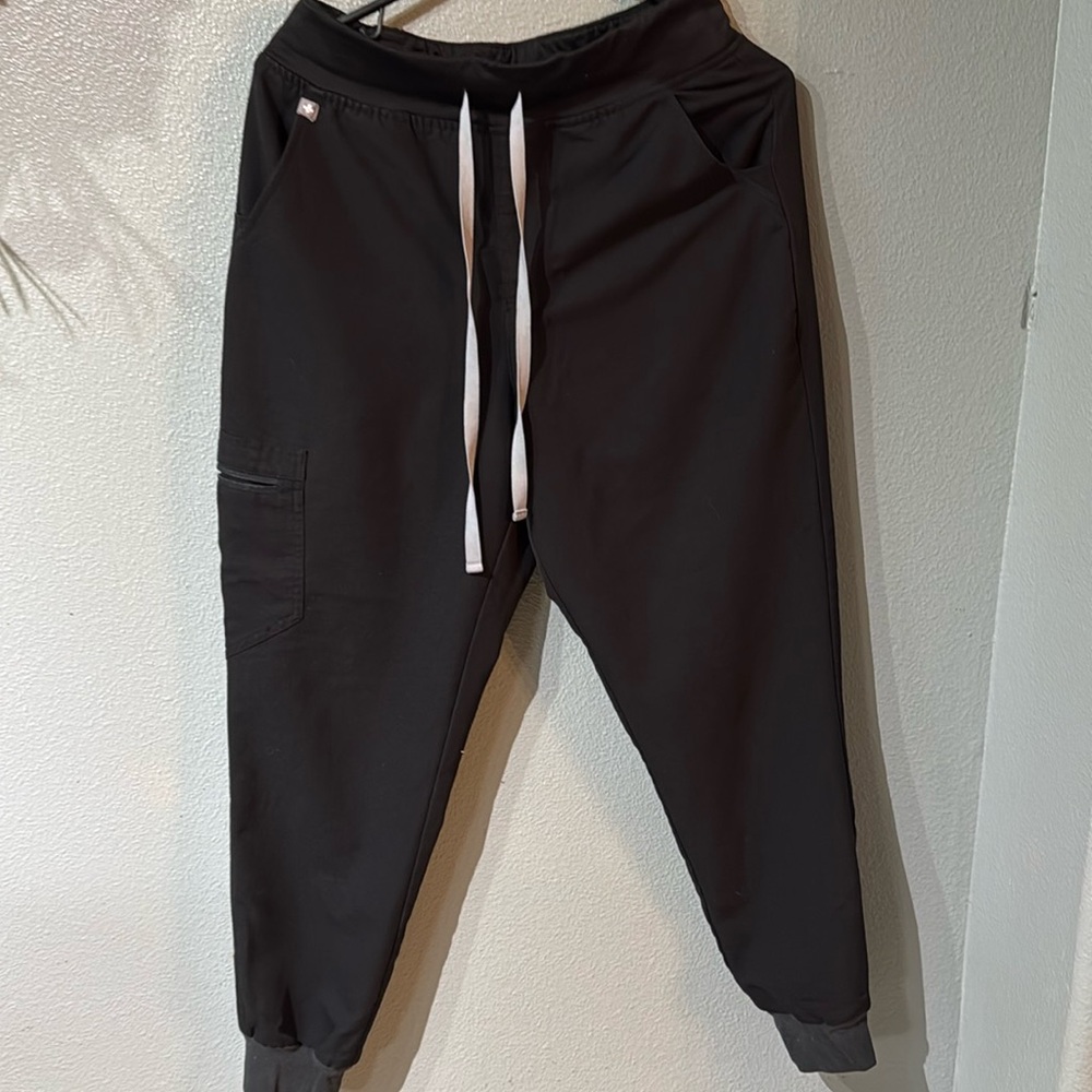 Figs Black Jogger Pants